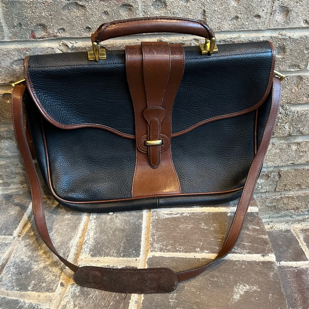 Dooney & Bourke all weather leather legal Brief case bag